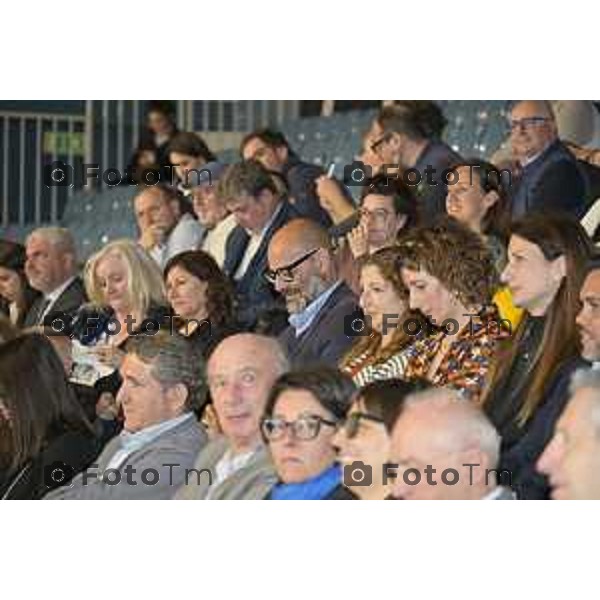 Treviglio Inaugurazione Polo Lavoro Treviglio Centro per l\'impiego con aule di formazione per adulti 22 Aprile 2026 Bergamo Italia Foto Tiziano Manzoni Lapresse