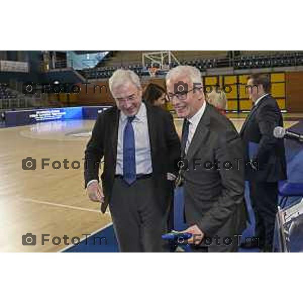 Treviglio Inaugurazione Polo Lavoro Treviglio Centro per l\'impiego con aule di formazione per adulti bEPPE pEZZONI 22 Aprile 2026 Bergamo Italia Foto Tiziano Manzoni Lapresse