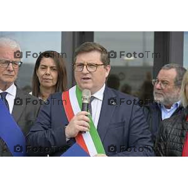 Treviglio Inaugurazione Polo Lavoro Treviglio Centro per l\'impiego con aule di formazione per adulti jURI iMERI 22 Aprile 2026 Bergamo Italia Foto Tiziano Manzoni Lapresse