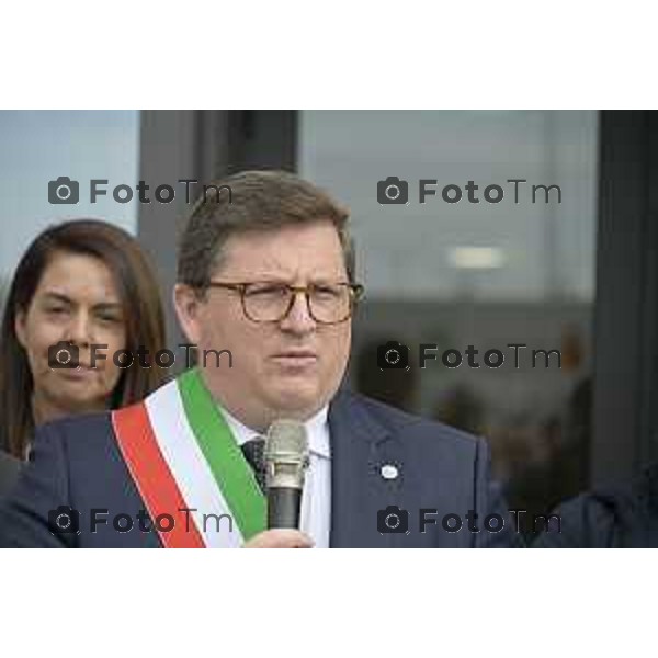 Treviglio Inaugurazione Polo Lavoro Treviglio Centro per l\'impiego con aule di formazione per adulti jURI iMERI 22 Aprile 2026 Bergamo Italia Foto Tiziano Manzoni Lapresse