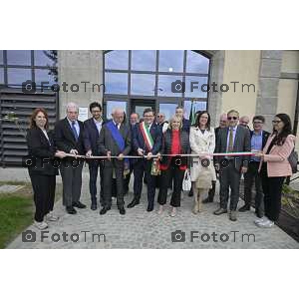 Treviglio Inaugurazione Polo Lavoro Treviglio Centro per l\'impiego con aule di formazione per adulti 22 Aprile 2026 Bergamo Italia Foto Tiziano Manzoni Lapresse