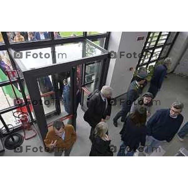 Treviglio Inaugurazione Polo Lavoro Treviglio Centro per l\'impiego con aule di formazione per adulti 22 Aprile 2026 Bergamo Italia Foto Tiziano Manzoni Lapresse