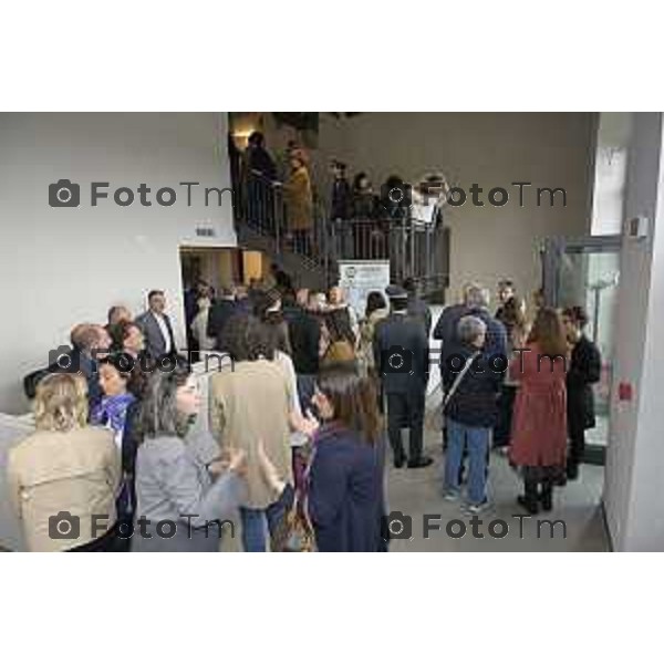 Treviglio Inaugurazione Polo Lavoro Treviglio Centro per l\'impiego con aule di formazione per adulti 22 Aprile 2026 Bergamo Italia Foto Tiziano Manzoni Lapresse