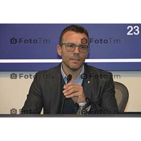 Bergamo confindustria conferenza Accademy del Legno Marco Manzoni Vice presidente confindustira 23 Aprile 2026 Bergamo Italia Foto Tiziano Manzoni Lapresse