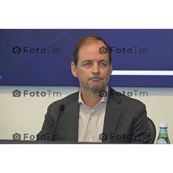 Bergamo confindustria conferenza Accademy del Legno Piero Paganoni presidente gruppo legno 23 Aprile 2026 Bergamo Italia Foto Tiziano Manzoni Lapresse