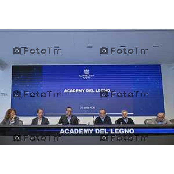 Bergamo confindustria conferenza Accademy del Legno 23 Aprile 2026 Bergamo Italia Foto Tiziano Manzoni Lapresse