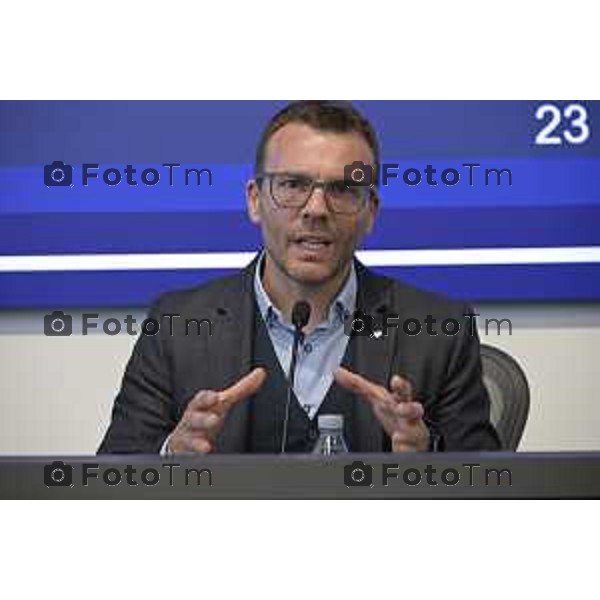 Bergamo confindustria conferenza Accademy del Legno Marco Manzoni Vice presidente confindustira 23 Aprile 2026 Bergamo Italia Foto Tiziano Manzoni Lapresse