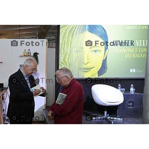 Bergamo Walter Veltroni alla Fiera dei Librai Bg Italia Cronaca 23-Aprile 2025 Foto Tiziano Manzoni Lapresse