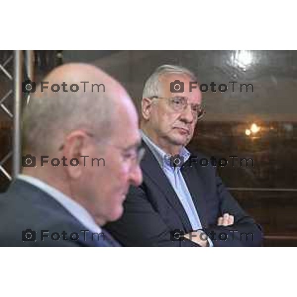 Bergamo Walter Veltroni alla Fiera dei Librai Bg Italia Cronaca 23-Aprile 2025 Foto Tiziano Manzoni Lapresse