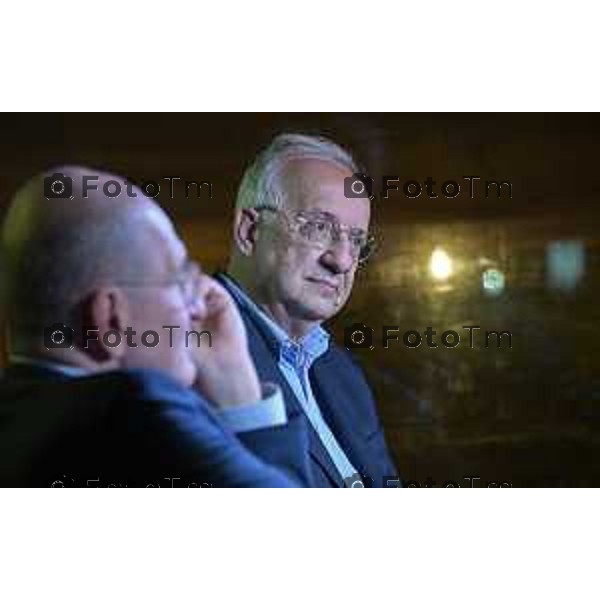 Bergamo Walter Veltroni alla Fiera dei Librai Bg Italia Cronaca 23-Aprile 2025 Foto Tiziano Manzoni Lapresse