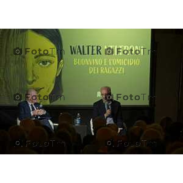 Bergamo Walter Veltroni alla Fiera dei Librai Bg Italia Cronaca 23-Aprile 2025 Foto Tiziano Manzoni Lapresse