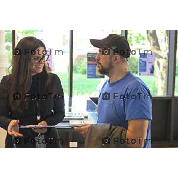 Fiera dei Librai Bergamo, l\'artista Andrea Mastrovito presenta il podcast "Le mani e la mente", 24- Aprile 2026 2026 Italia foto Tiziano Manzoni Lapresse