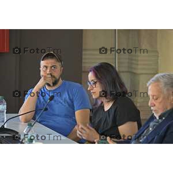 Fiera dei Librai Bergamo, l\'artista Andrea Mastrovito presenta il podcast "Le mani e la mente", 24- Aprile 2026 2026 Italia foto Tiziano Manzoni Lapresse