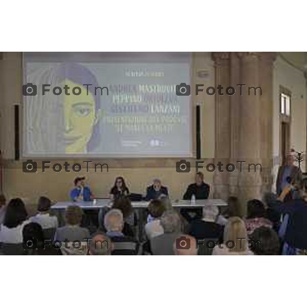 Fiera dei Librai Bergamo, l\'artista Andrea Mastrovito presenta il podcast "Le mani e la mente", 24- Aprile 2026 2026 Montello Italia foto Tiziano Manzoni Lapresse