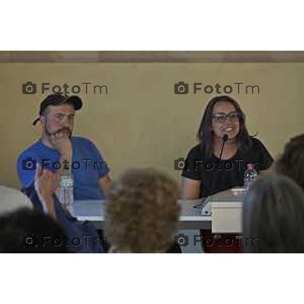 Fiera dei Librai Bergamo, l\'artista Andrea Mastrovito presenta il podcast "Le mani e la mente", 24- Aprile 2026 2026 Italia foto Tiziano Manzoni Lapresse