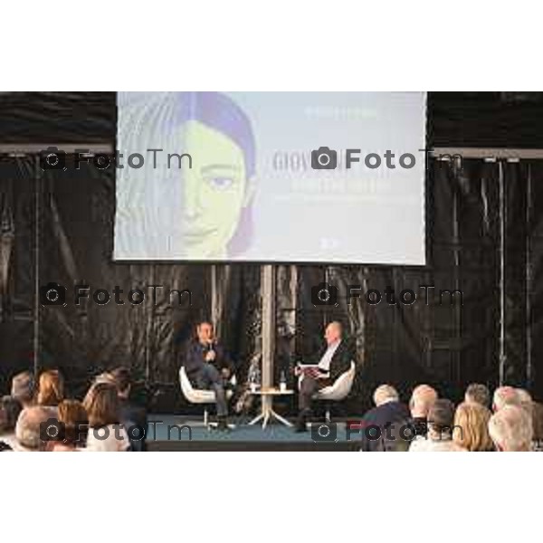 «Fiera dei Librai» Giovanni Floris, che presenta il suo libro «Asini che volano», 24- Aprile 2026 2026 Montello Italia foto Tiziano Manzoni Lapresse