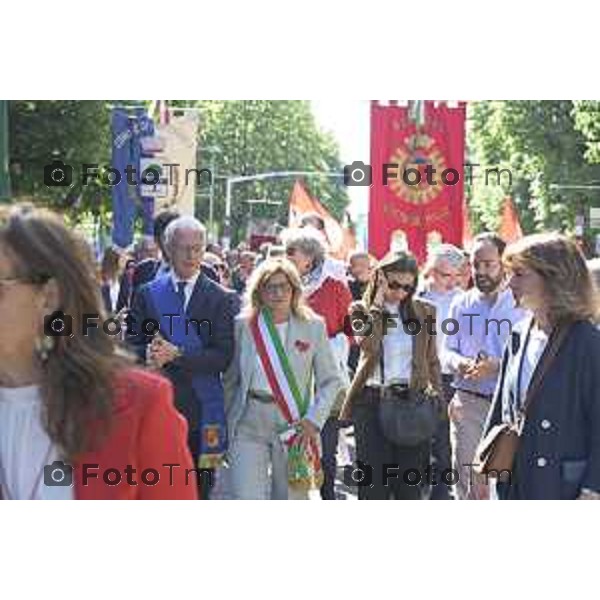 Bergamo festa liberazione corteo e piazza liberta 25 Aprile 2026 25 Aprile 2026 Bergamo Italia Foto Tiziano Manzoni Lapresse