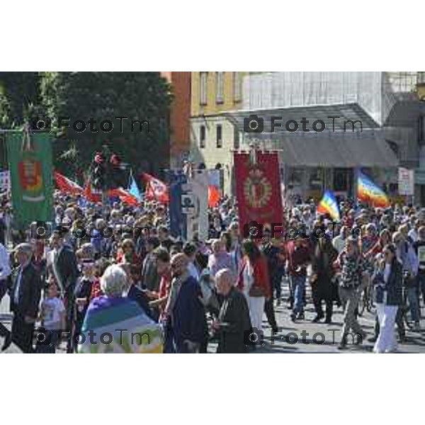 Bergamo festa liberazione corteo e piazza liberta 25 Aprile 2026 25 Aprile 2026 Bergamo Italia Foto Tiziano Manzoni Lapresse