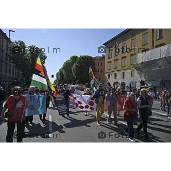 Bergamo festa liberazione corteo e piazza liberta 25 Aprile 2026 25 Aprile 2026 Bergamo Italia Foto Tiziano Manzoni Lapresse