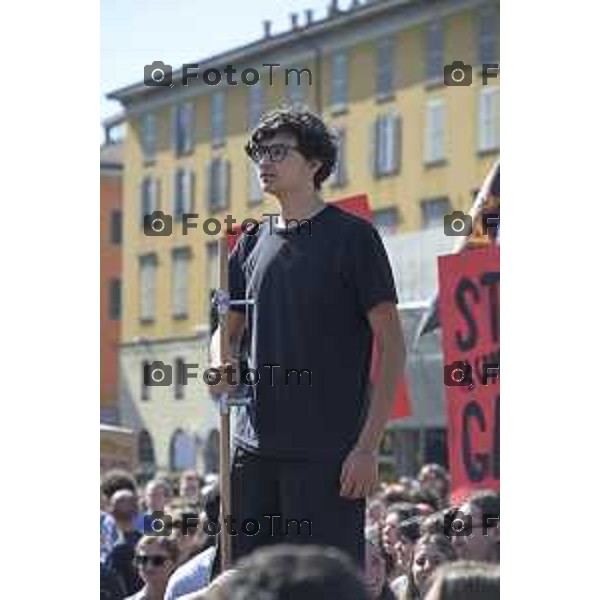 Bergamo festa liberazione corteo e piazza liberta 25 Aprile 2026 25 Aprile 2026 Bergamo Italia Foto Tiziano Manzoni Lapresse