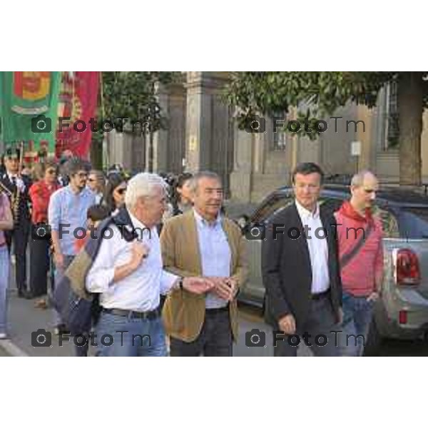 Bergamo festa liberazione corteo e piazza liberta 25 Aprile 2026 25 Aprile 2026 Bergamo Italia Foto Tiziano Manzoni Lapresse