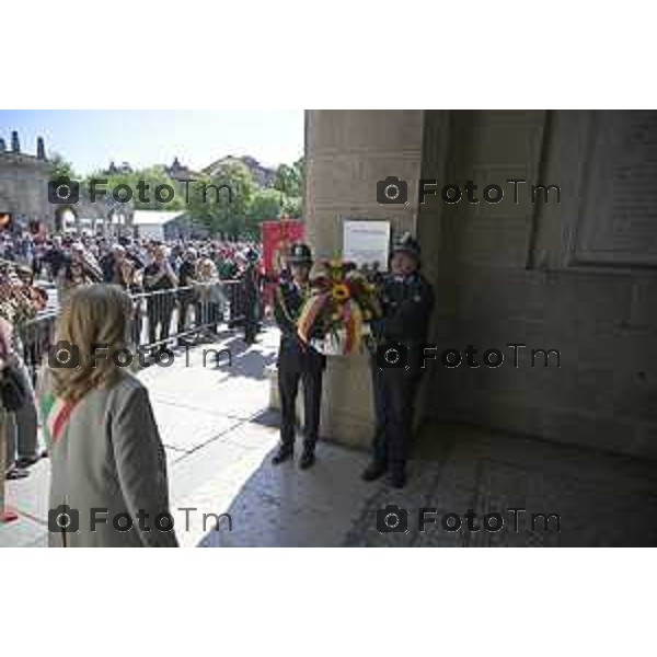 Bergamo festa liberazione corteo e piazza liberta 25 Aprile 2026 25 Aprile 2026 Bergamo Italia Foto Tiziano Manzoni Lapresse