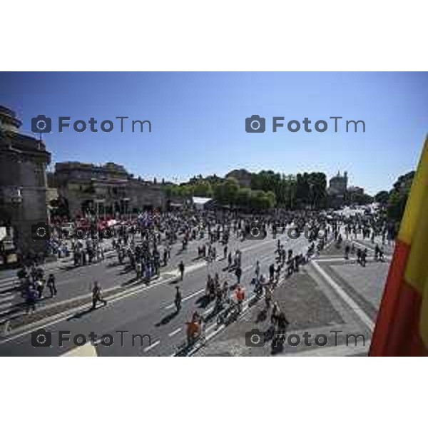 Bergamo festa liberazione corteo e piazza liberta 25 Aprile 2026 25 Aprile 2026 Bergamo Italia Foto Tiziano Manzoni Lapresse