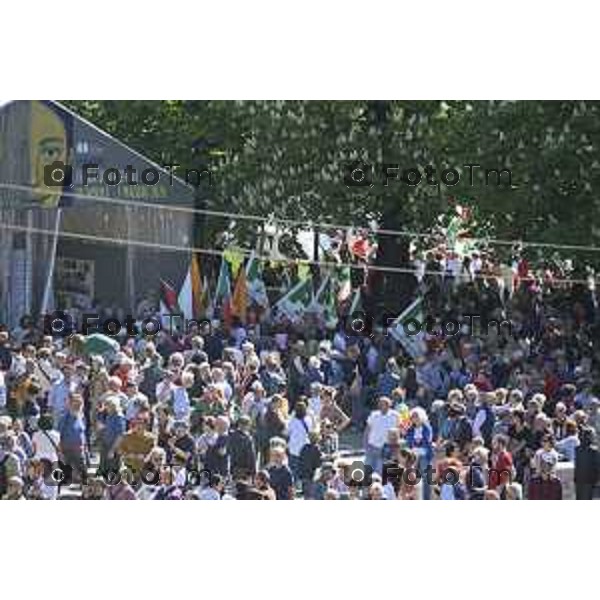 Bergamo festa liberazione corteo e piazza liberta 25 Aprile 2026 25 Aprile 2026 Bergamo Italia Foto Tiziano Manzoni Lapresse