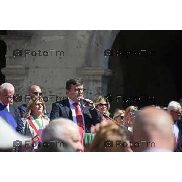Bergamo festa liberazione corteo e piazza liberta 25 Aprile 2026 25 Aprile 2026 Bergamo Italia Foto Tiziano Manzoni Lapresse