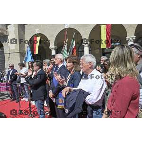 Bergamo festa liberazione corteo e piazza liberta 25 Aprile 2026 25 Aprile 2026 Bergamo Italia Foto Tiziano Manzoni Lapresse