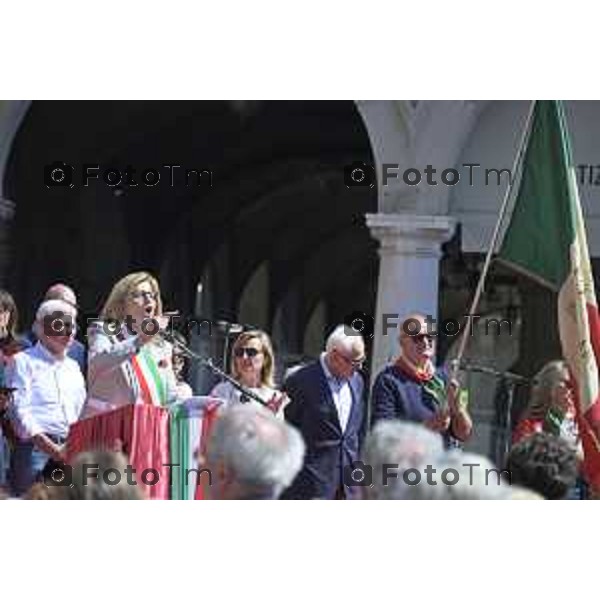 Bergamo festa liberazione corteo e piazza liberta 25 Aprile 2026 25 Aprile 2026 Bergamo Italia Foto Tiziano Manzoni Lapresse