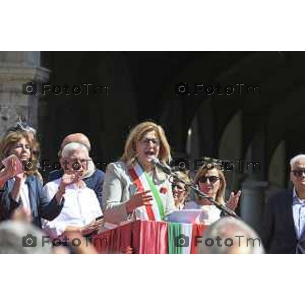 Bergamo festa liberazione corteo e piazza liberta 25 Aprile 2026 25 Aprile 2026 Bergamo Italia Foto Tiziano Manzoni Lapresse