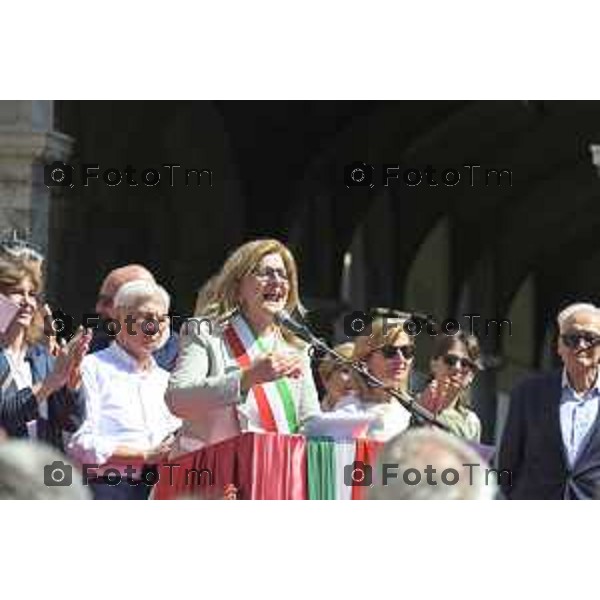 Bergamo festa liberazione corteo e piazza liberta 25 Aprile 2026 25 Aprile 2026 Bergamo Italia Foto Tiziano Manzoni Lapresse