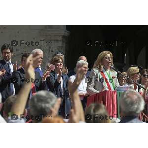 Bergamo festa liberazione corteo e piazza liberta 25 Aprile 2026 25 Aprile 2026 Bergamo Italia Foto Tiziano Manzoni Lapresse