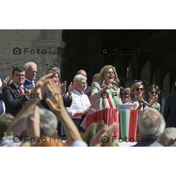 Bergamo festa liberazione corteo e piazza liberta 25 Aprile 2026 25 Aprile 2026 Bergamo Italia Foto Tiziano Manzoni Lapresse
