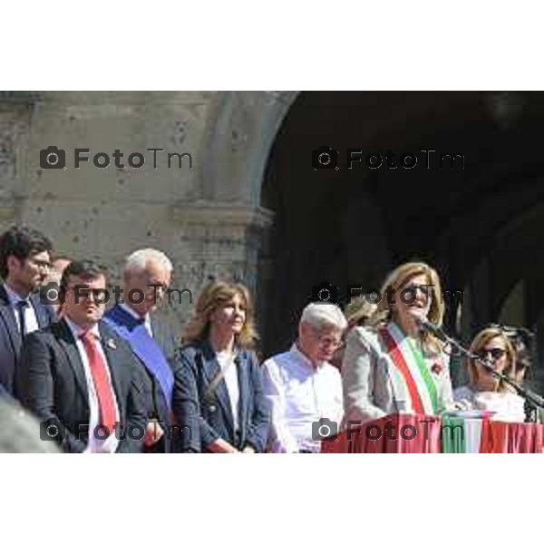 Bergamo festa liberazione corteo e piazza liberta 25 Aprile 2026 25 Aprile 2026 Bergamo Italia Foto Tiziano Manzoni Lapresse