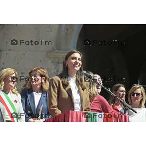 Bergamo festa liberazione corteo e piazza liberta 25 Aprile 2026 25 Aprile 2026 Bergamo Italia Foto Tiziano Manzoni Lapresse
