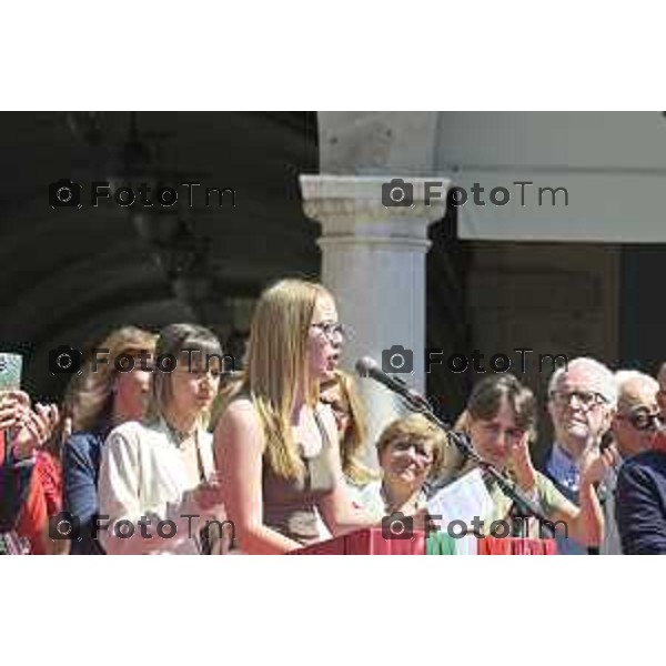 Bergamo festa liberazione corteo e piazza liberta 25 Aprile 2026 25 Aprile 2026 Bergamo Italia Foto Tiziano Manzoni Lapresse