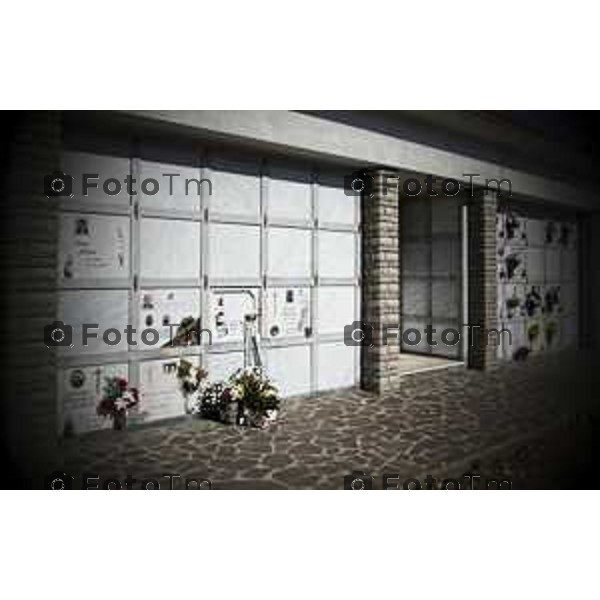 Strozza cimitero lapide di Pamela Genini assassina a coltellate 24 Aprile 2026 Bergamo Italia Foto Tiziano Manzoni Lapresse