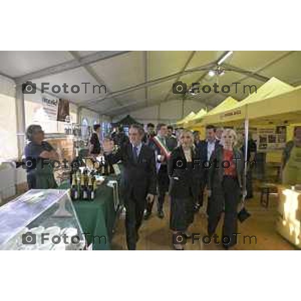 Treviglio inaugurazione della 43esima Fiera Agricola Attilio Fontana, sostenibilità del settore agricolo.30 aprile 2026 Italia foto Tiziano Manzoni Lapresse