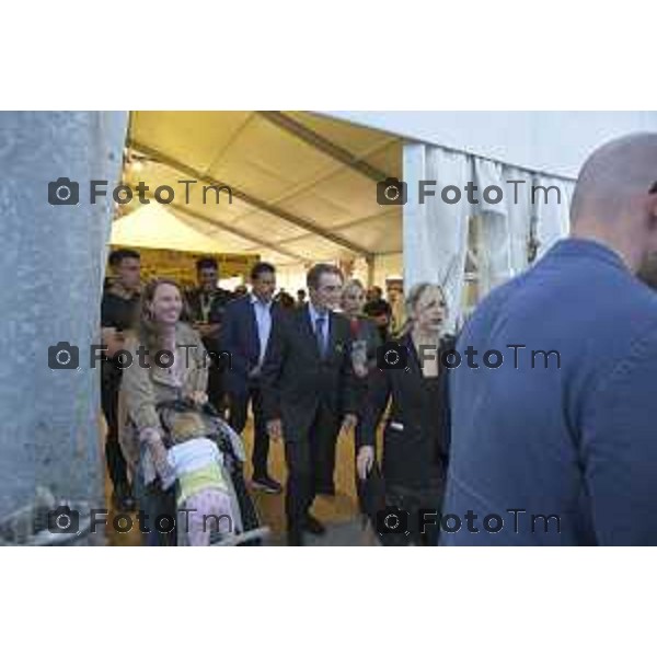 Treviglio inaugurazione della 43esima Fiera Agricola Attilio Fontana, sostenibilità del settore agricolo.30 aprile 2026 Italia foto Tiziano Manzoni Lapresse