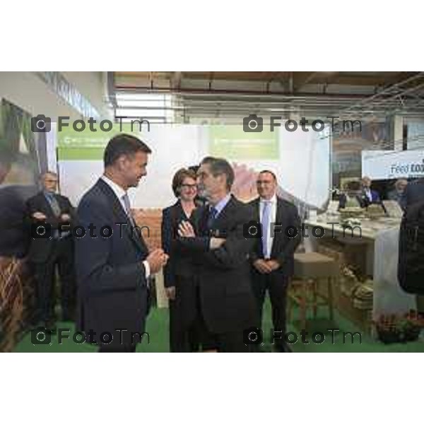 Treviglio inaugurazione della 43esima Fiera Agricola Attilio Fontana, sostenibilità del settore agricolo.30 aprile 2026 Italia foto Tiziano Manzoni Lapresse