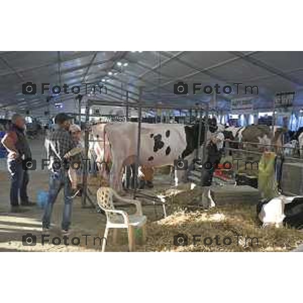 Treviglio inaugurazione della 43esima Fiera Agricola Attilio Fontana, sostenibilità del settore agricolo.30 aprile 2026 Italia foto Tiziano Manzoni Lapresse