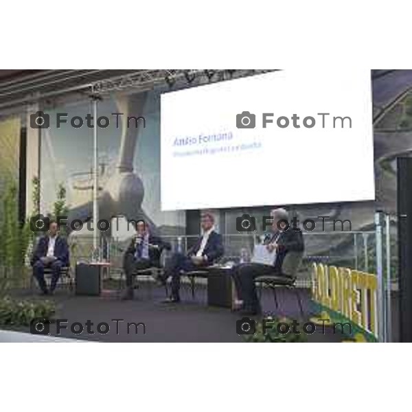 Treviglio inaugurazione della 43esima Fiera Agricola Attilio Fontana, sostenibilità del settore agricolo.30 aprile 2026 Italia foto Tiziano Manzoni Lapresse