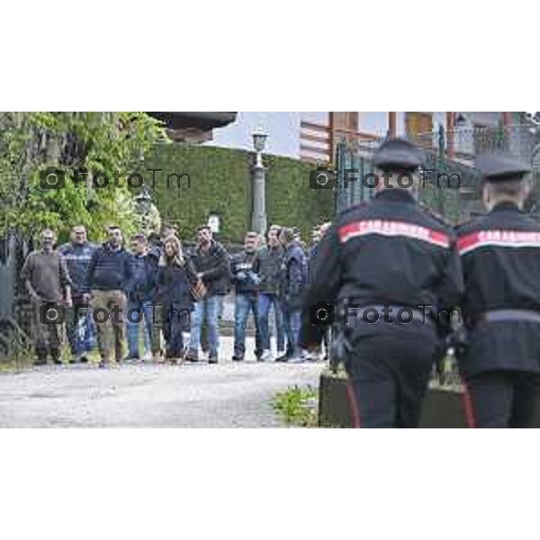 Bergamo Carabinieri indagano Francesco Dolci Caserma e perquisizione casa Sant\'ombono Imagna 07 maggio 2026 cronaca Bergamo Italia Foto Tiziano Manzoni Lapresse