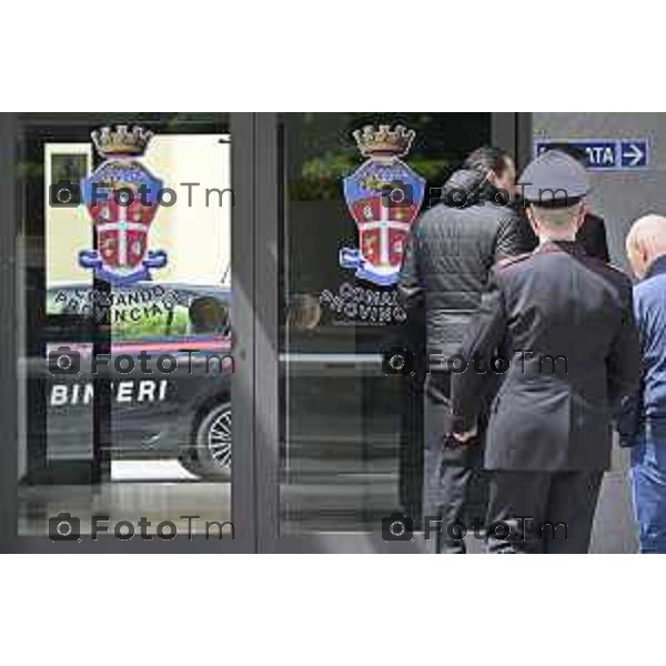 Bergamo Carabinieri indagano Francesco Dolci Caserma e perquisizione casa Sant\'ombono Imagna 07 maggio 2026 cronaca Bergamo Italia Foto Tiziano Manzoni Lapresse