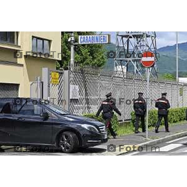 Bergamo Carabinieri indagano Francesco Dolci Caserma e perquisizione casa Sant\'ombono Imagna 07 maggio 2026 cronaca Bergamo Italia Foto Tiziano Manzoni Lapresse