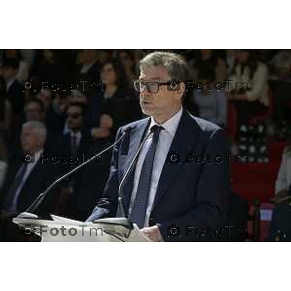 Bergamo Giuramento solenne del 125° corso \'\'Trieste IV\'\' e del 24° corso \'\'Cassiopea II\'\' 09 maggio 2026 cronaca Bergamo Italia Foto Tiziano Manzoni Lapresse