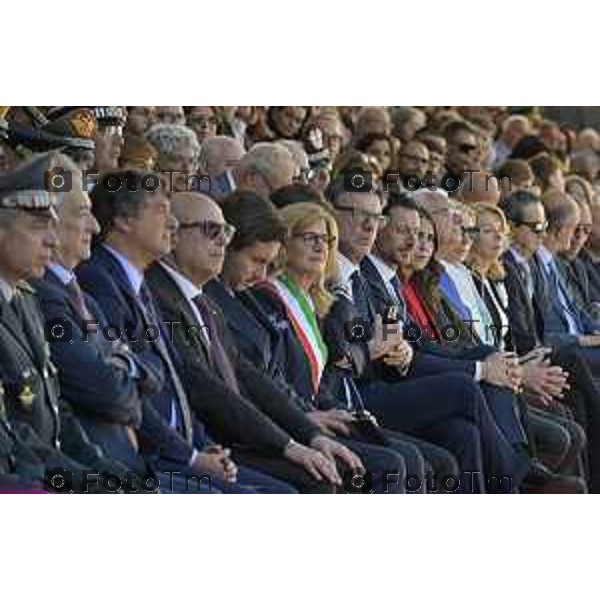 Bergamo Giuramento solenne del 125° corso \'\'Trieste IV\'\' e del 24° corso \'\'Cassiopea II\'\' 09 maggio 2026 cronaca Bergamo Italia Foto Tiziano Manzoni Lapresse