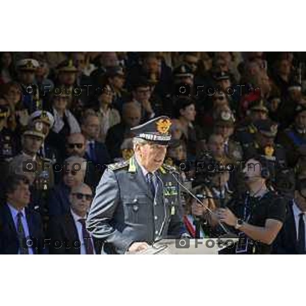 Bergamo Giuramento solenne del 125° corso \'\'Trieste IV\'\' e del 24° corso \'\'Cassiopea II\'\' 09 maggio 2026 cronaca Bergamo Italia Foto Tiziano Manzoni Lapresse